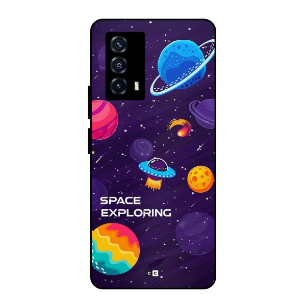 Space Exploring Metal Back Case for iQOO Z5