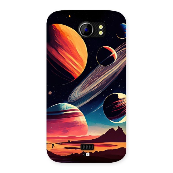 Space Planets Back Case for Canvas 2 A110