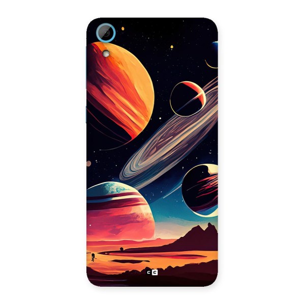 Space Planets Back Case for Desire 826