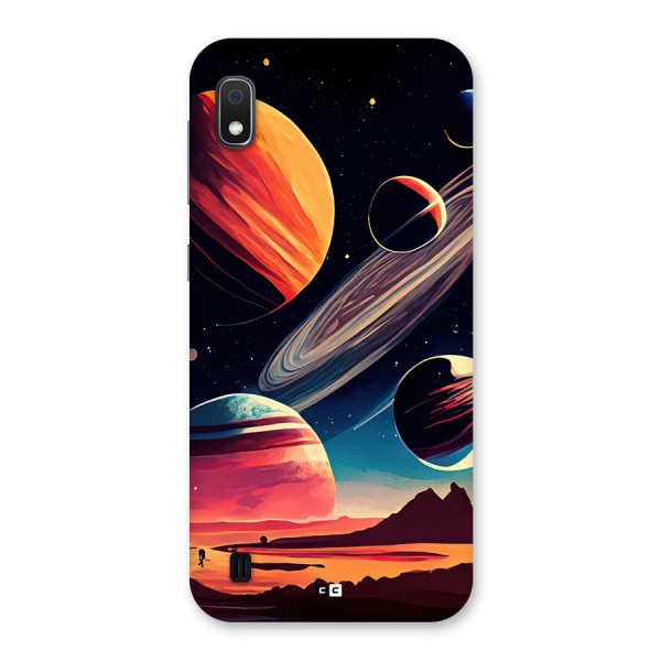 Space Planets Back Case for Galaxy A10