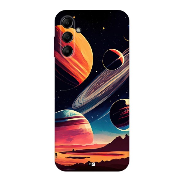 Space Planets Back Case for Galaxy A14 5G