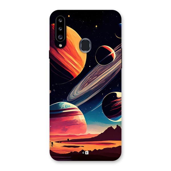 Space Planets Back Case for Galaxy A20s