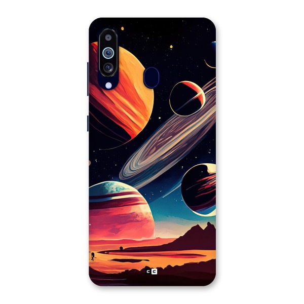 Space Planets Back Case for Galaxy A60