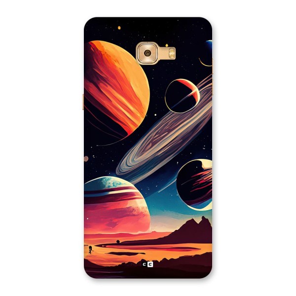 Space Planets Back Case for Galaxy C9 Pro