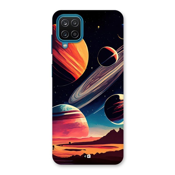 Space Planets Back Case for Galaxy F12