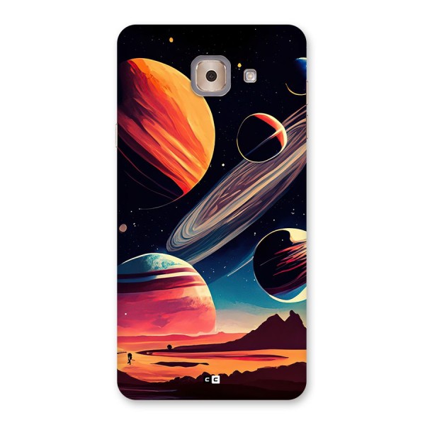 Space Planets Back Case for Galaxy J7 Max