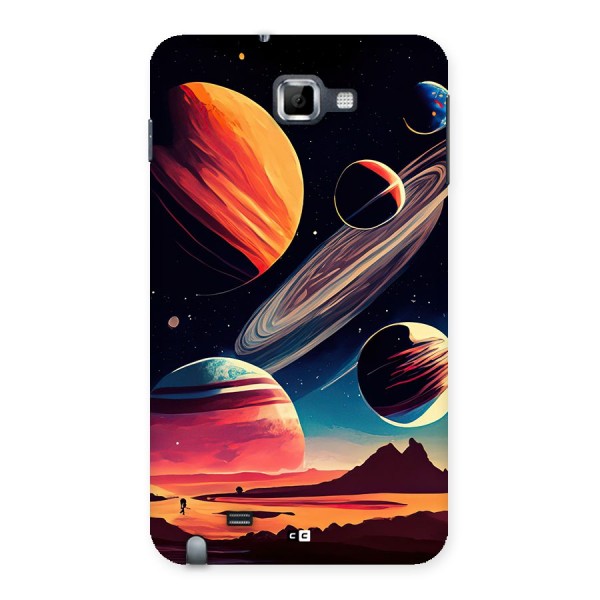 Space Planets Back Case for Galaxy Note