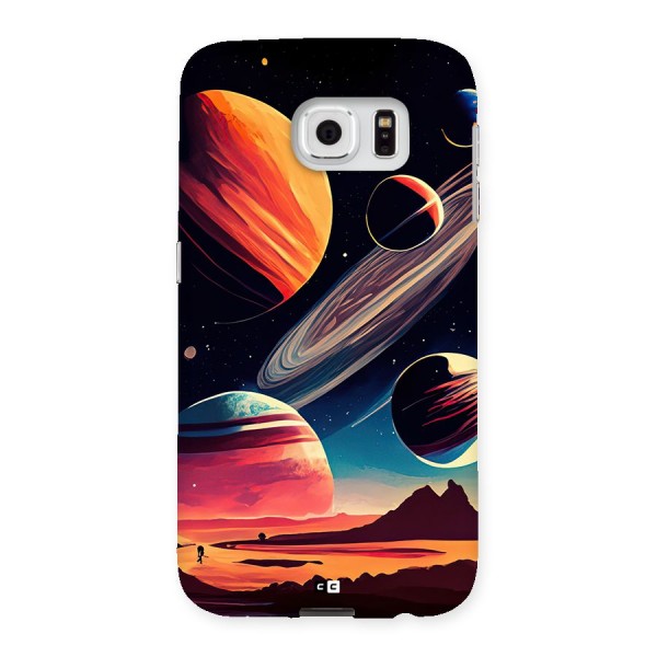 Space Planets Back Case for Galaxy S6