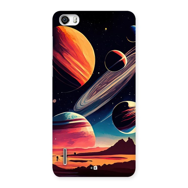 Space Planets Back Case for Honor 6