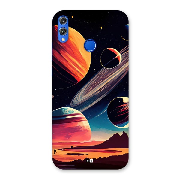 Space Planets Back Case for Honor 8X