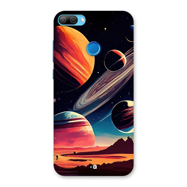 Space Planets Back Case for Honor 9N