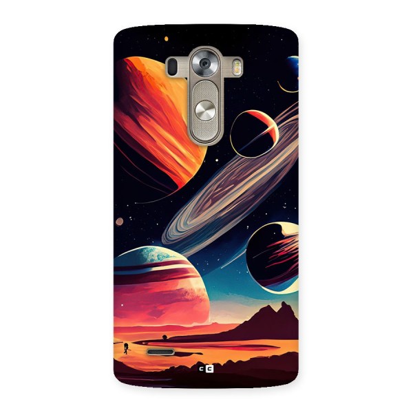 Space Planets Back Case for LG G3