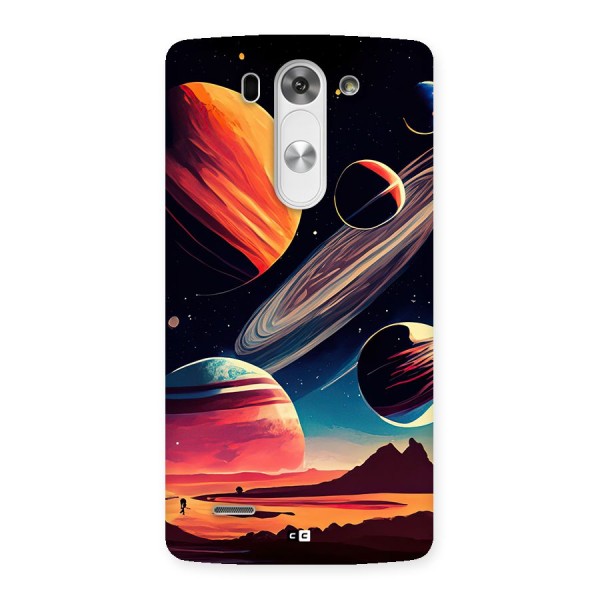 Space Planets Back Case for LG G3 Beat