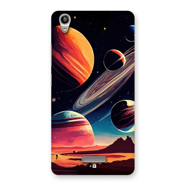 Space Planets Back Case for Lava Pixel V1