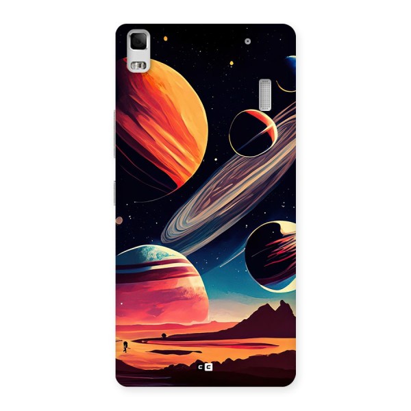 Space Planets Back Case for Lenovo A7000