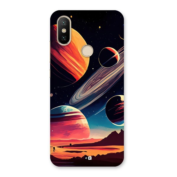 Space Planets Back Case for Mi A2