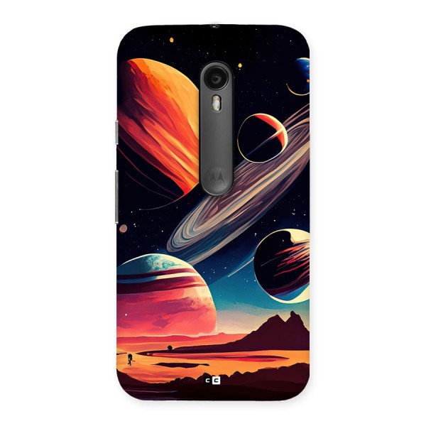 Space Planets Back Case for Moto G3