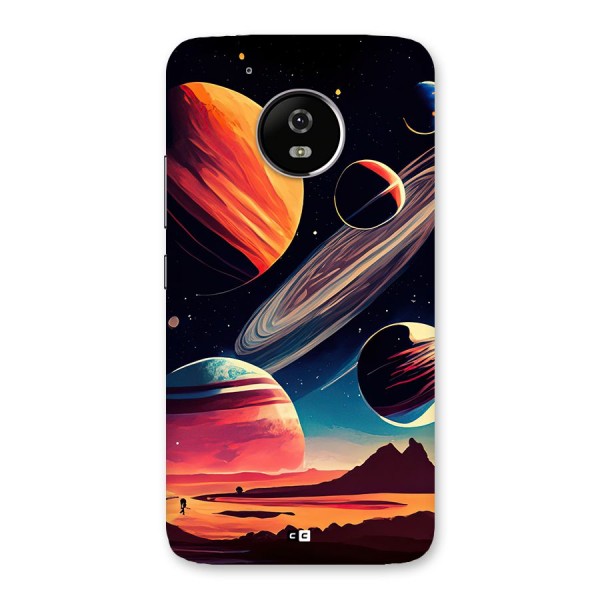 Space Planets Back Case for Moto G5