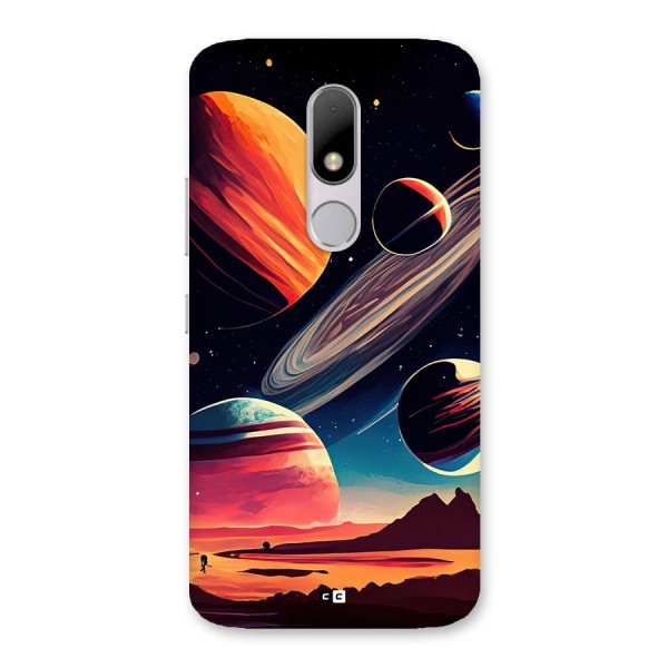 Space Planets Back Case for Moto M