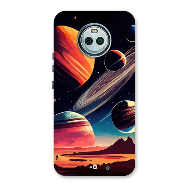 Space Planets Back Case for Moto X4