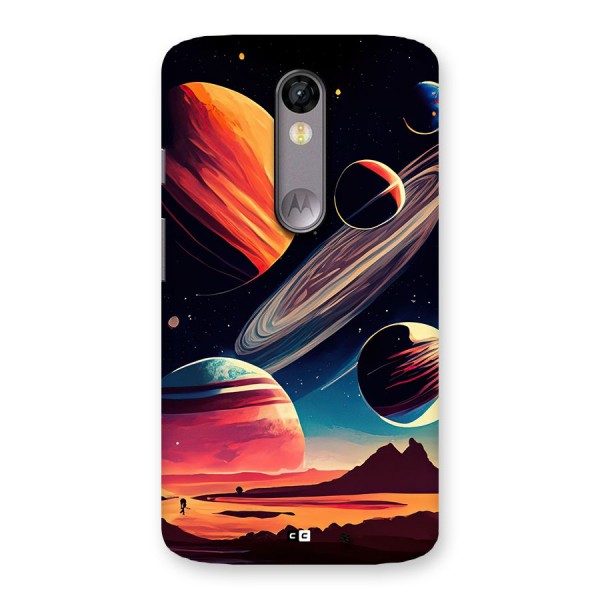 Space Planets Back Case for Moto X Force