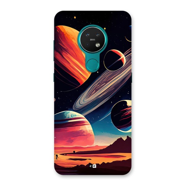 Space Planets Back Case for Nokia 7.2