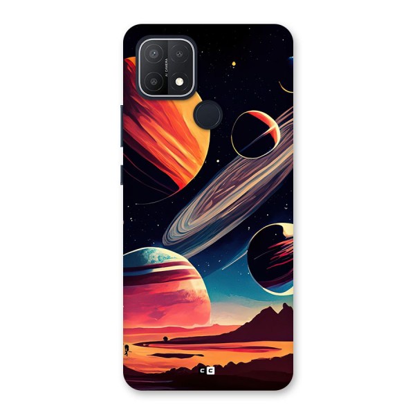 Space Planets Back Case for Oppo A15s