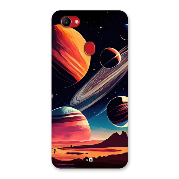 Space Planets Back Case for Oppo F7