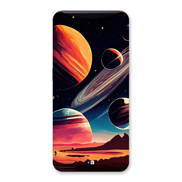 Space Planets Back Case for Oppo Find X