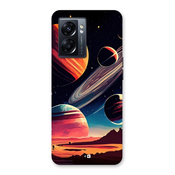 Space Planets Back Case for Oppo K10 5G