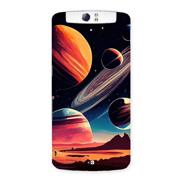 Space Planets Back Case for Oppo N1