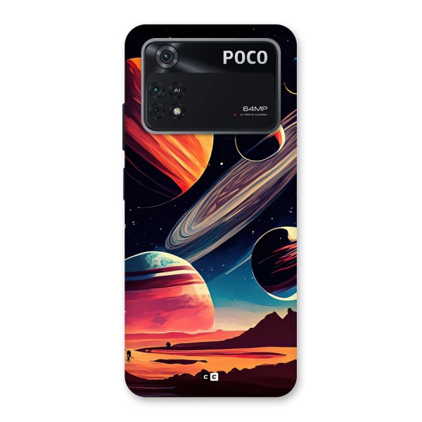 Space Planets Back Case for Poco M4 Pro 4G