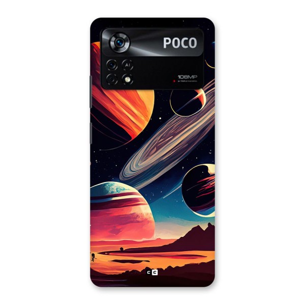 Space Planets Back Case for Poco X4 Pro 5G