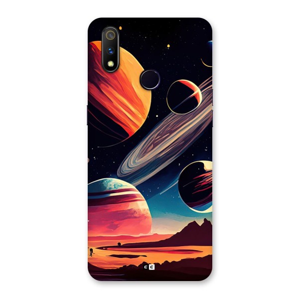 Space Planets Back Case for Realme 3 Pro