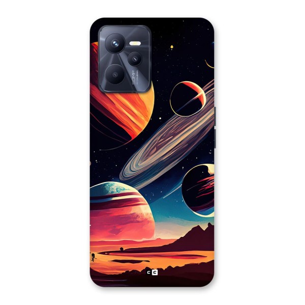 Space Planets Back Case for Realme C35