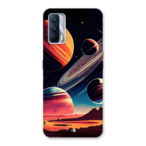 Space Planets Back Case for Realme X7