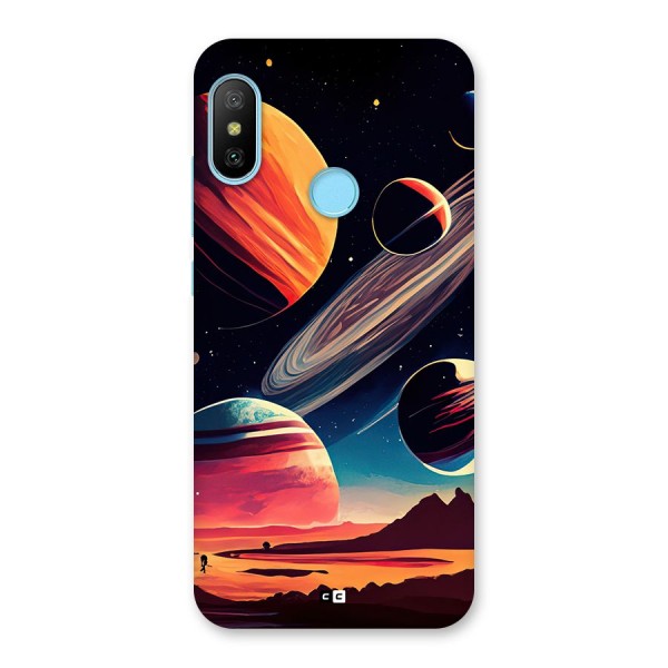 Space Planets Back Case for Redmi 6 Pro