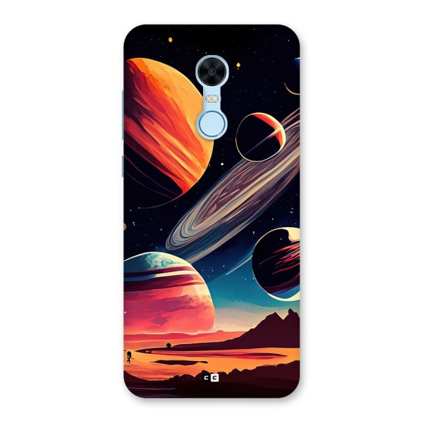 Space Planets Back Case for Redmi Note 5