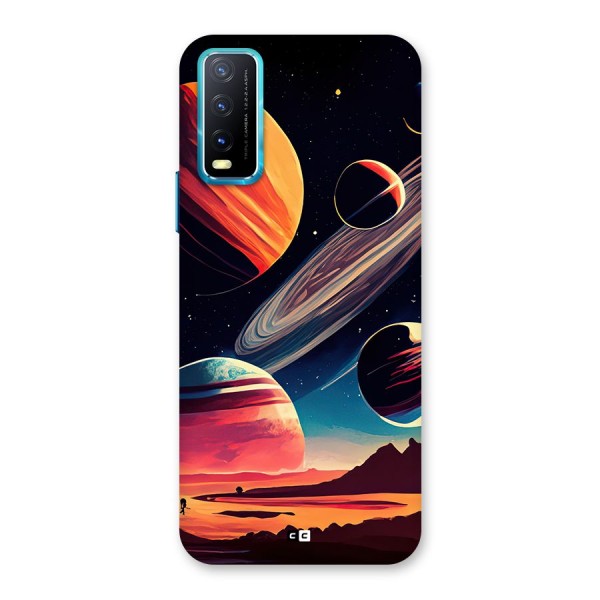 Space Planets Back Case for Vivo Y20s