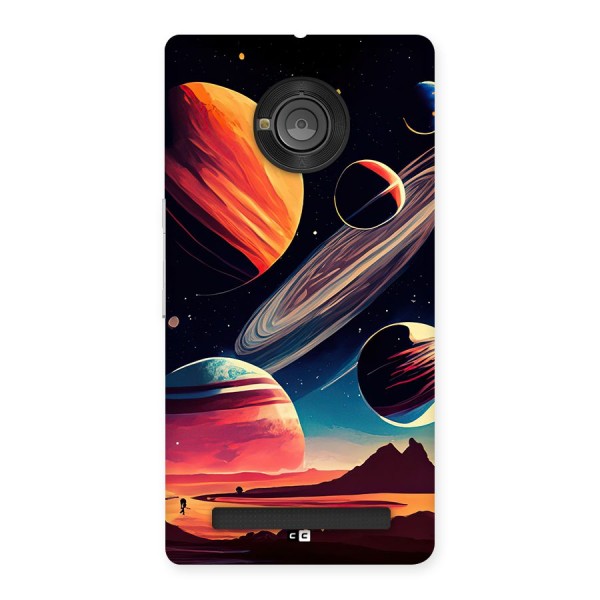 Space Planets Back Case for Yuphoria