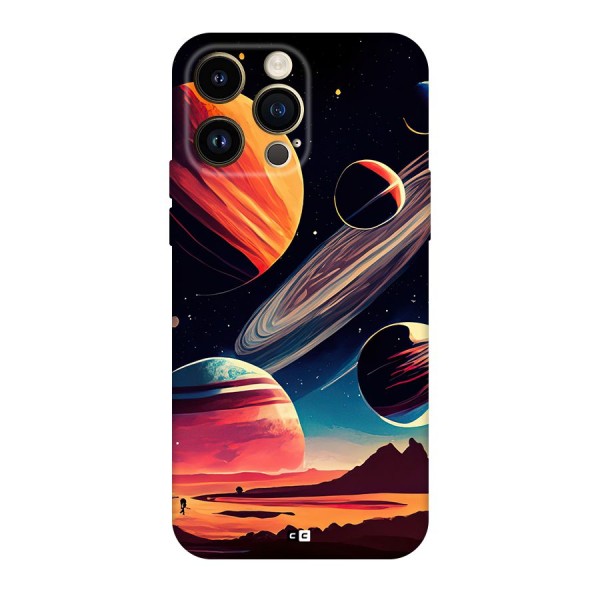 Space Planets Back Case for iPhone 14 Pro Max