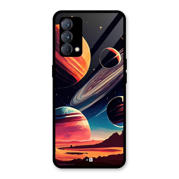 Space Planets Glass Back Case for Realme GT Master Edition