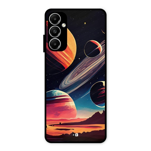 Space Planets Metal Back Case for Galaxy A05s