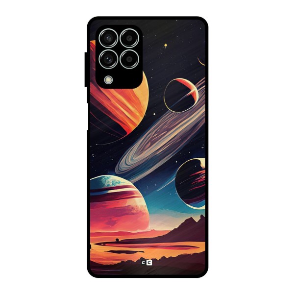 Space Planets Metal Back Case for Galaxy M33