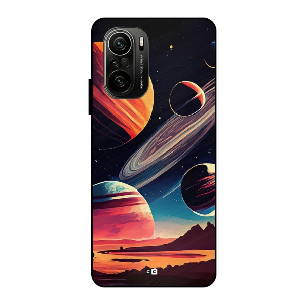 Space Planets Metal Back Case for Mi 11X Pro