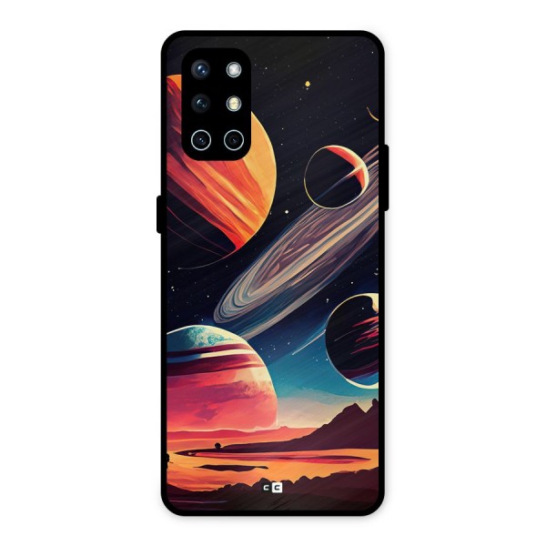 Space Planets Metal Back Case for OnePlus 9R