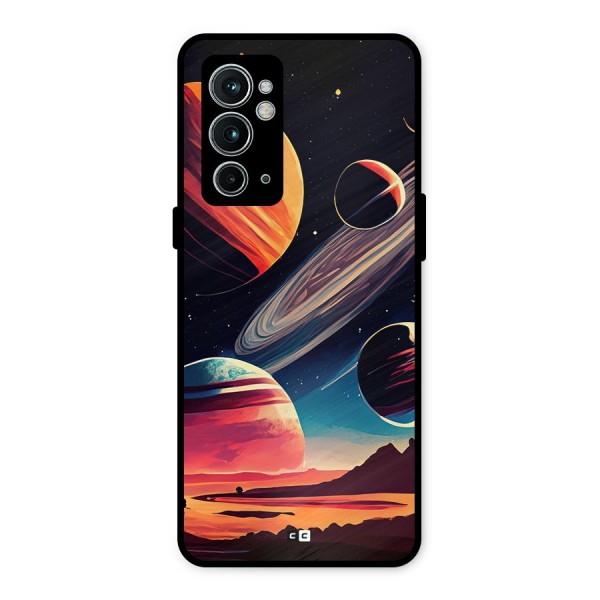 Space Planets Metal Back Case for OnePlus 9RT 5G