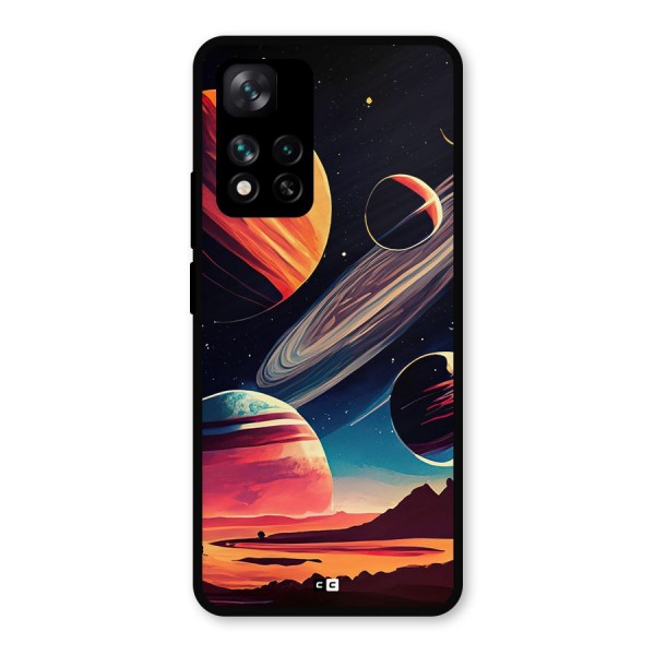 Space Planets Metal Back Case for Xiaomi 11i Hypercharge 5G