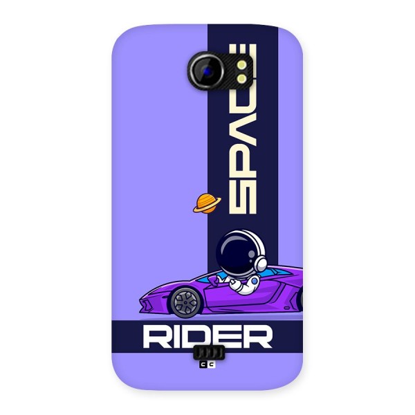 Space RIder Back Case for Canvas 2 A110