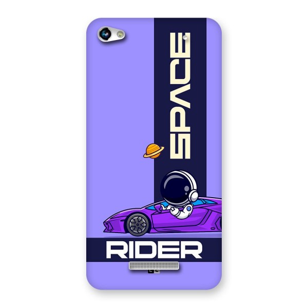 Space RIder Back Case for Canvas Hue 2 A316